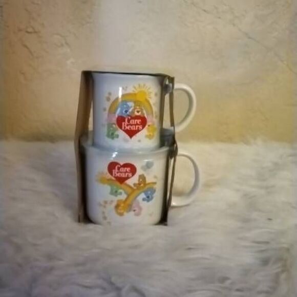 SOLD-Care bear Big and Little 2 PC Mug set - Picture 1 of 3